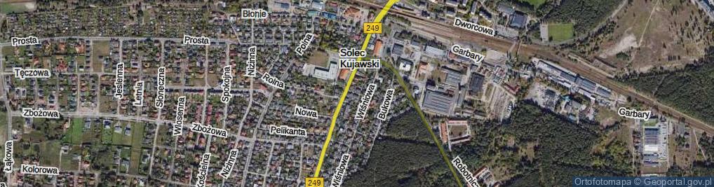 Zdjęcie satelitarne Różana ul.